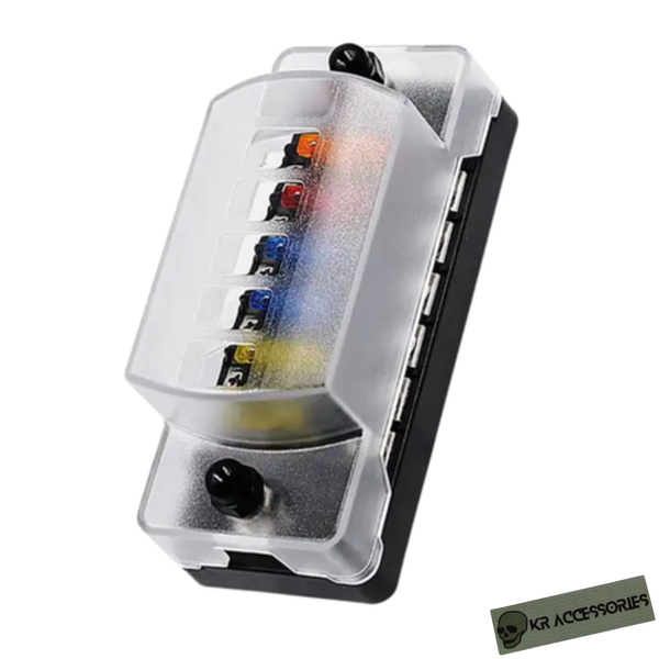 Automotive 6-Way Bus Blade Fuse Block