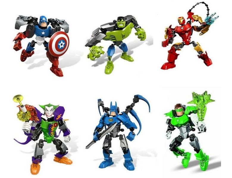 G4A - Super Heroes - Decool 6001 to 6006 - Combo