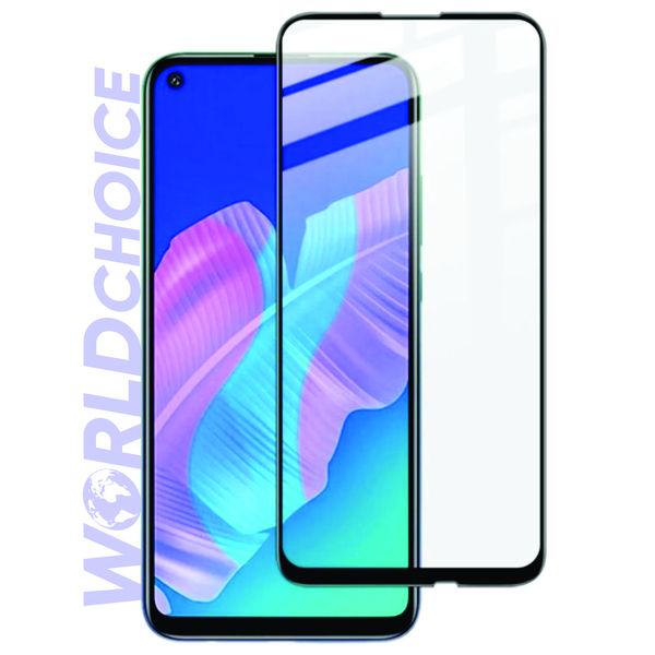World Choice Screen Protector 9D Tempered Glass Compatible with Huawei Y7P