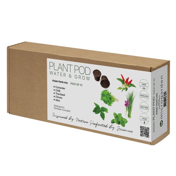 PLANT POD - Asian Herb Mix- Pack of 10 for Smart Garden