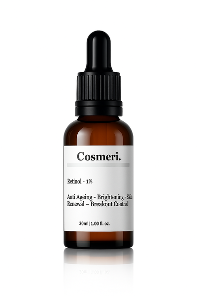 Retinol 1% for breakouts, uneven skin tone and blemishes, anti ageing