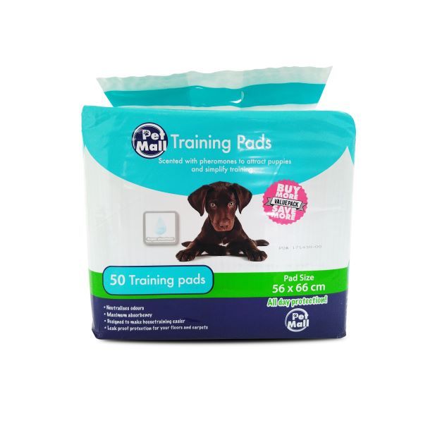 Pet Mall 50 Super Absorbent Puppy/Dog Training Pads for Pets 50 PCS