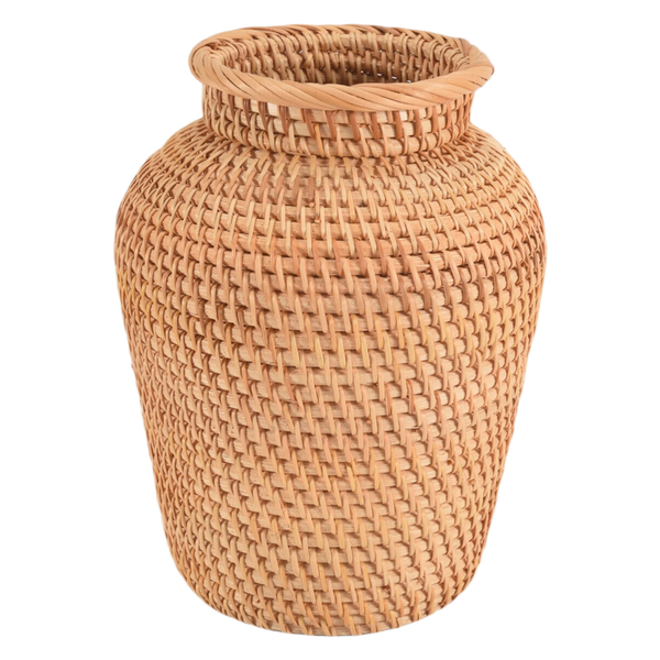 Rattan Woven Vase Art Vase Faddish Flower Pot For Home Decor
