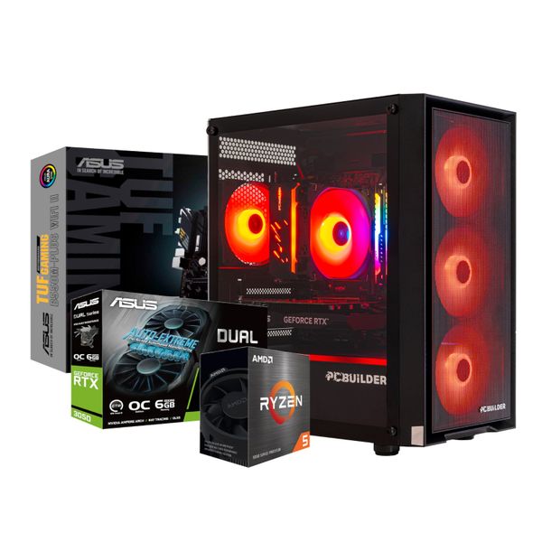 PCBuilder AMD Ryzen 5 5600X SENTINEL Windows 11 Gaming PC