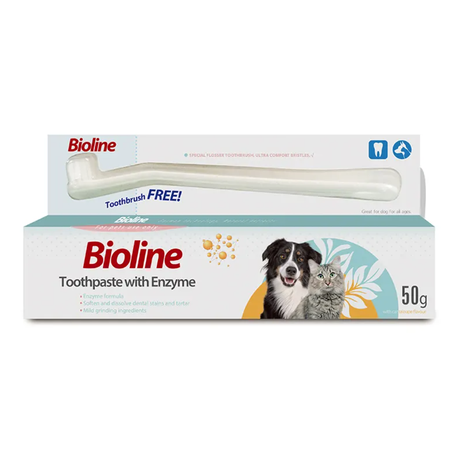 Premium Paws - Bioline - Enzyme Toothpaste Set - Melon Flavor - 50g Image