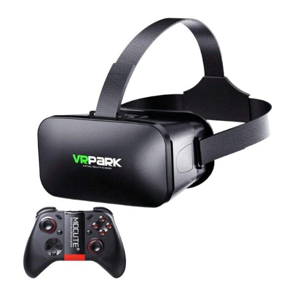 VRPARK - Virtual Reality Headset with Microphone Function - Black