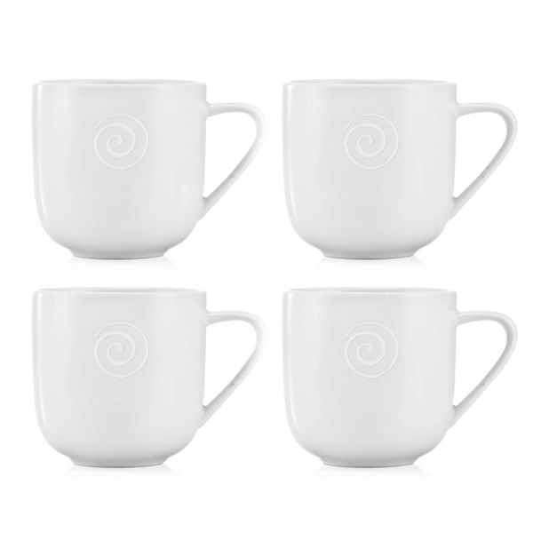 Carrol Boyes Mug set of 4 - Swirl