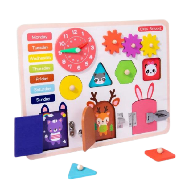 Kids Activity Montessori Busy Board