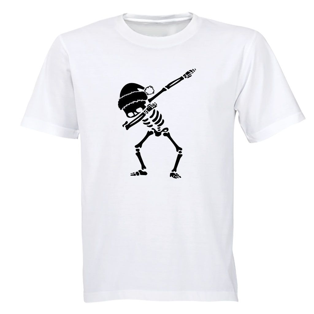 Christmas Dabbing Skeleton Adults TShirt Shop Today. Get it