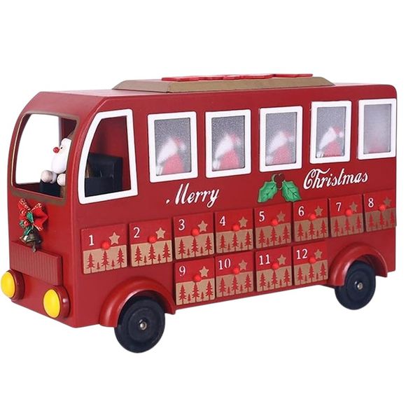 Wooden Christmas Countdown Calendar - 41cm
