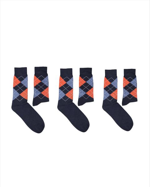 SAP Men's Fashionable Socks 0012 Pack Of 3