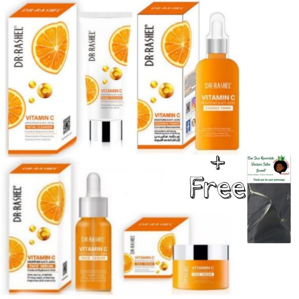 Vitamin C &amp; Hyaluronic Acid Complete Kit &amp; Satin Bonnet