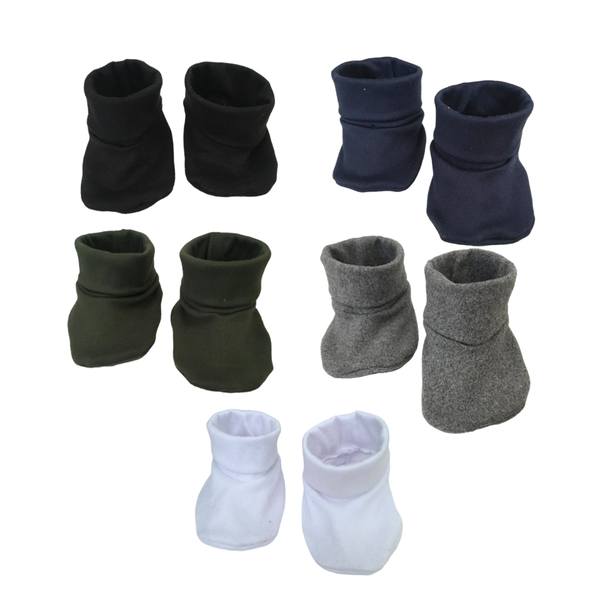 Baby Sleeping Socks Winter-Dty-5 Pack-Black, Navy, Olive, Grey &amp; White