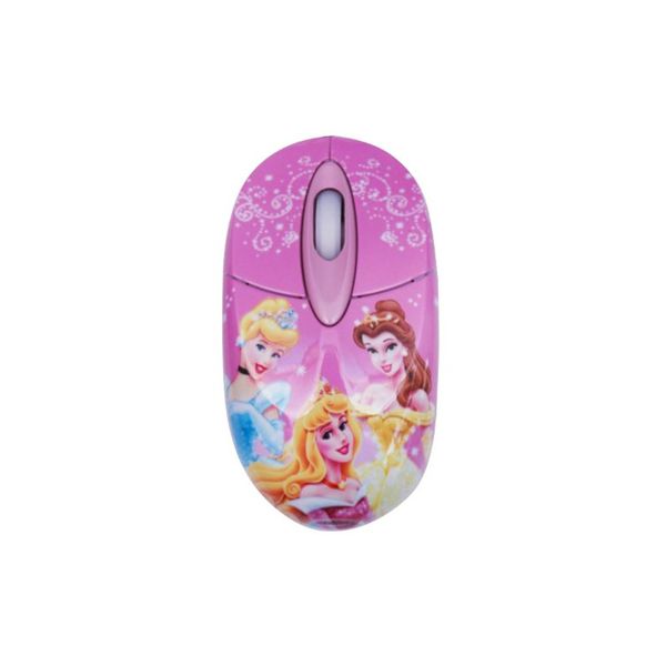 Disney Princess Optical USB Mouse Pink (Cinderella, Aurora, Belle)