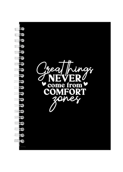 Comfort Zones Inspirational Writing Book Notepad Notebook Gift A5 402
