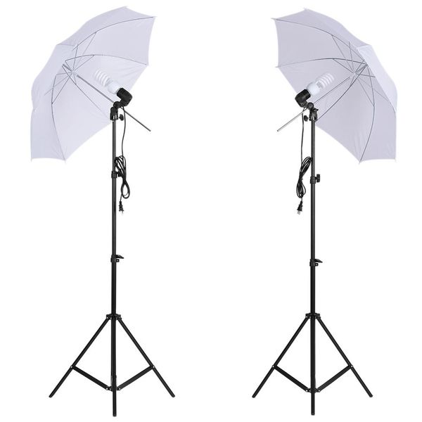 DW Studio Light Umbrella Kit White Set Of 2 135W LIGHT