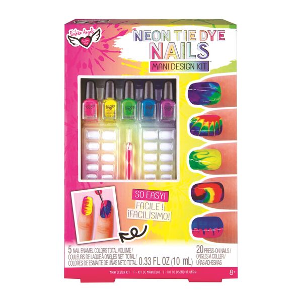 Fashion Angels Cosmetics &amp; Kits Tie Dye Nails Kit