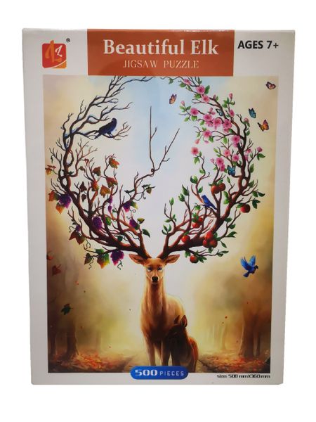 Jigsaw Puzzle - Exotic Buck 500 Piece