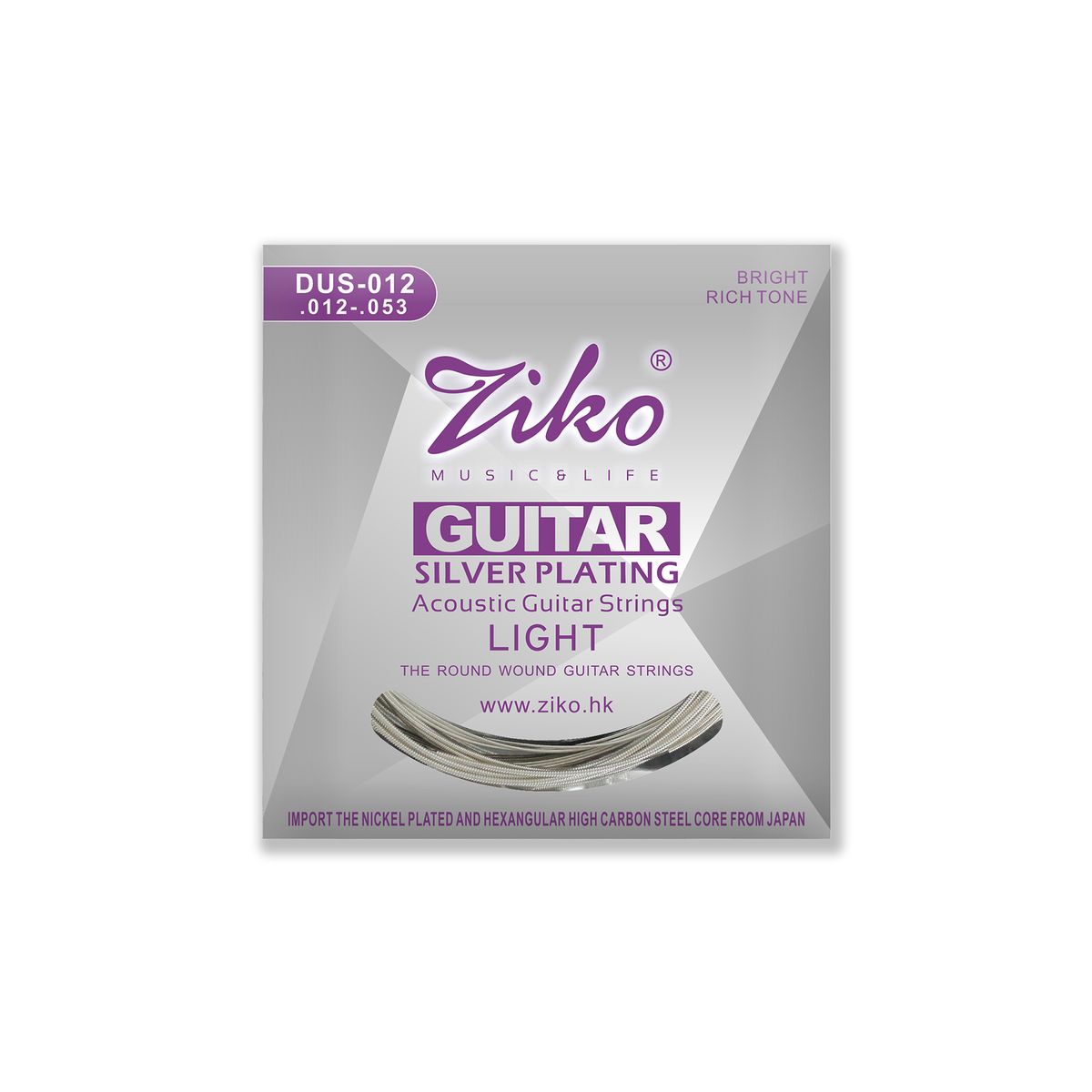 Ziko Silver Plating Light Acoustic Guitar Strings | Shop Today. Get it ...