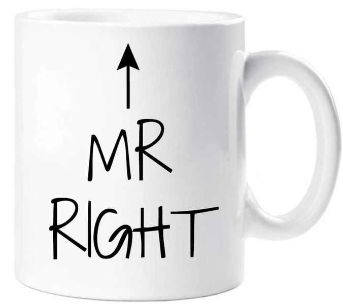 Mr. Right Birthday Christmas Gift Father's Day Mug