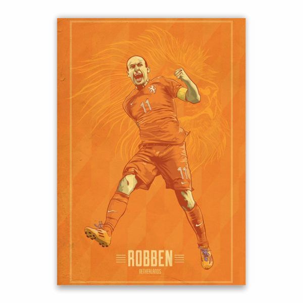 Robben Netherlands Poster - A1