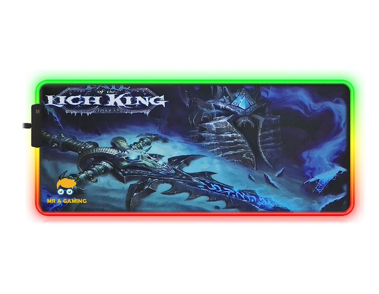 Mouse Pad- Non Slip Extra Large RGB With LED -G840X lich king