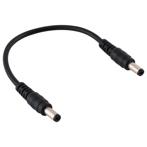 Universal Dc Power Cable 5.5 X 2.1mm Male To Male Adapter Cord 13cm Length
