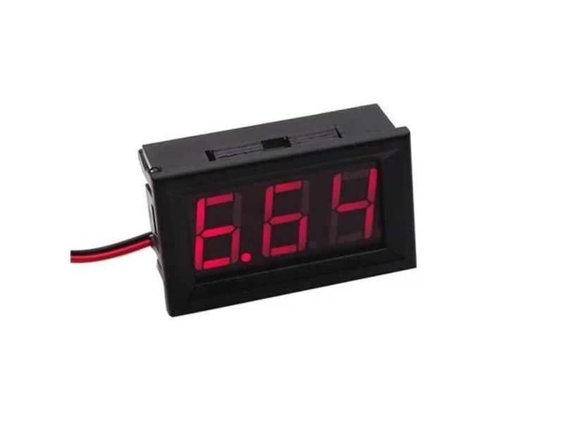 4.5-30v Red Digital Voltmeter