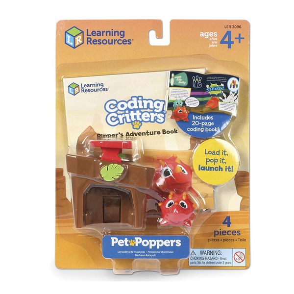 Learning Resources Coding Critters Pet Poppers: Ripper