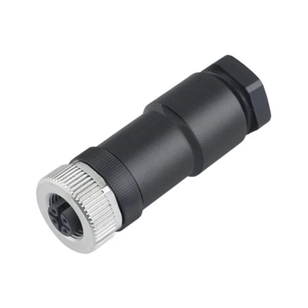 99-0436-19-05 - M12 A-Coded 5-Pin Female Power Connector IP67, 8-10mm Cable