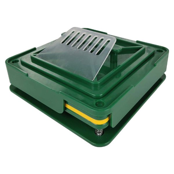 Pill Capsule Filler 100 Holes Manual Capsule Filler Tray - Green