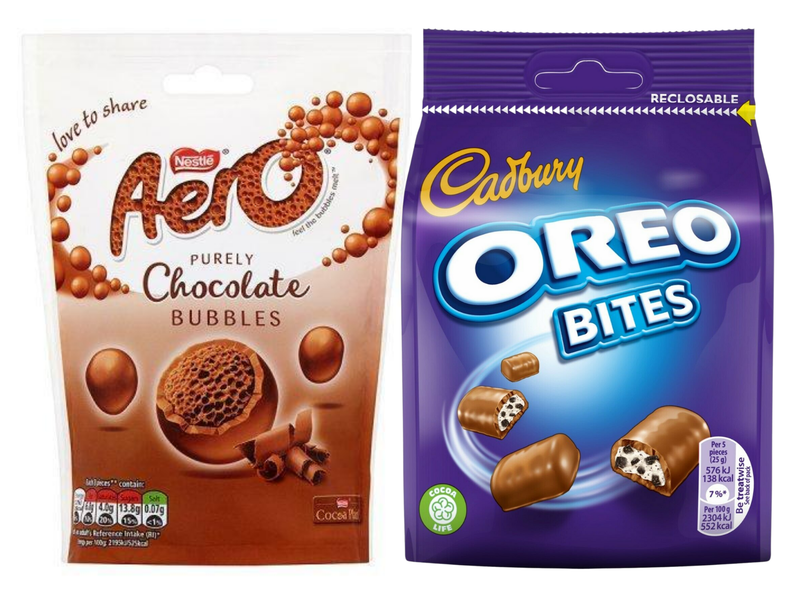 Oreo Bites And Aero Chocolate Bubbles