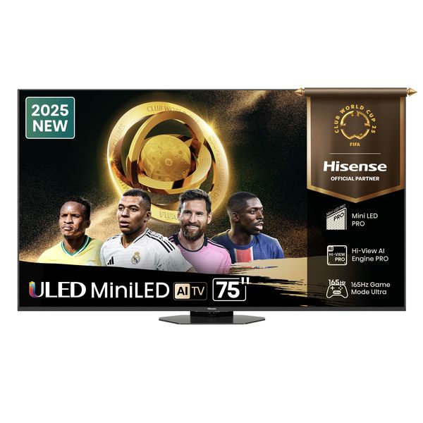 Hisense 75" U8Q 165Hz 4K MiniLED ULED Pro Smart TV with HDR