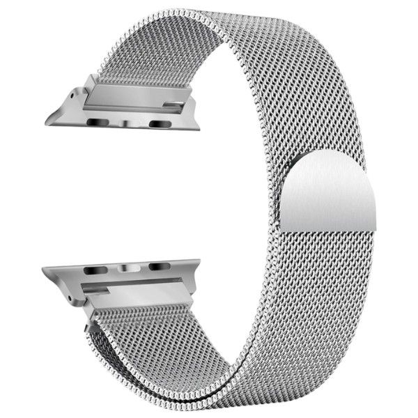 Milanese Apple Watch Strap With Magnetic Clasp - Starlight
