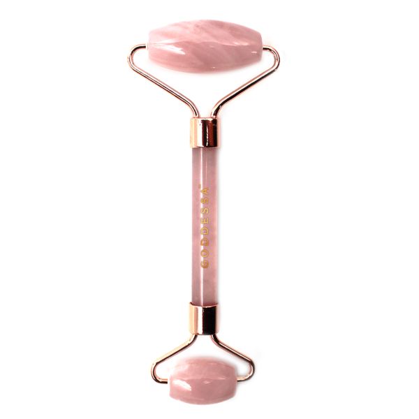 GODDESSA Authentic Rose Quartz Derma Roller