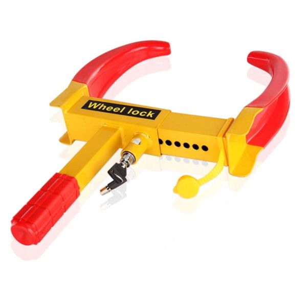 Heavy-Duty Anti-Theft Wheel Clamp Lock with Keys-Universal Vehicle Security