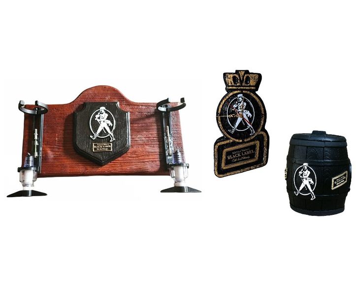 Johnny Walker Ultimate Combo (2 Optic Dispenser, Clock &amp; Ice Bucket)