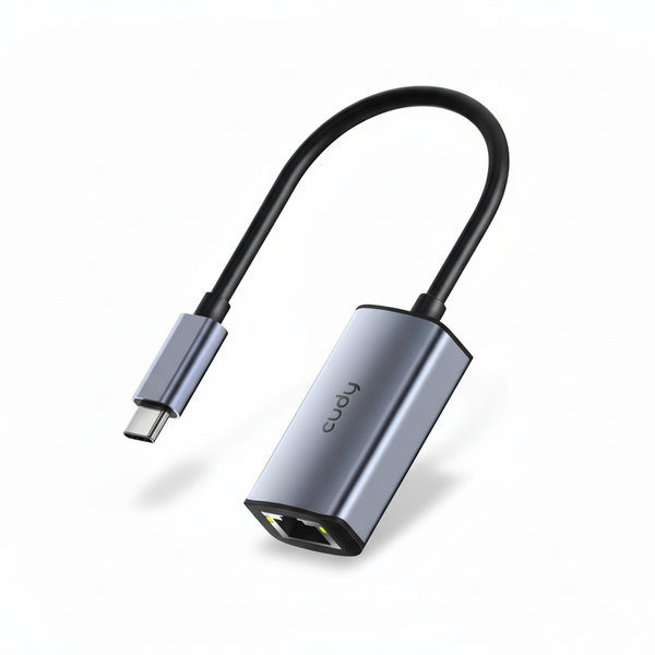 Cudy USB-C to Gigabit Ethernet Adapter - 1 Gbps, Plug and Play