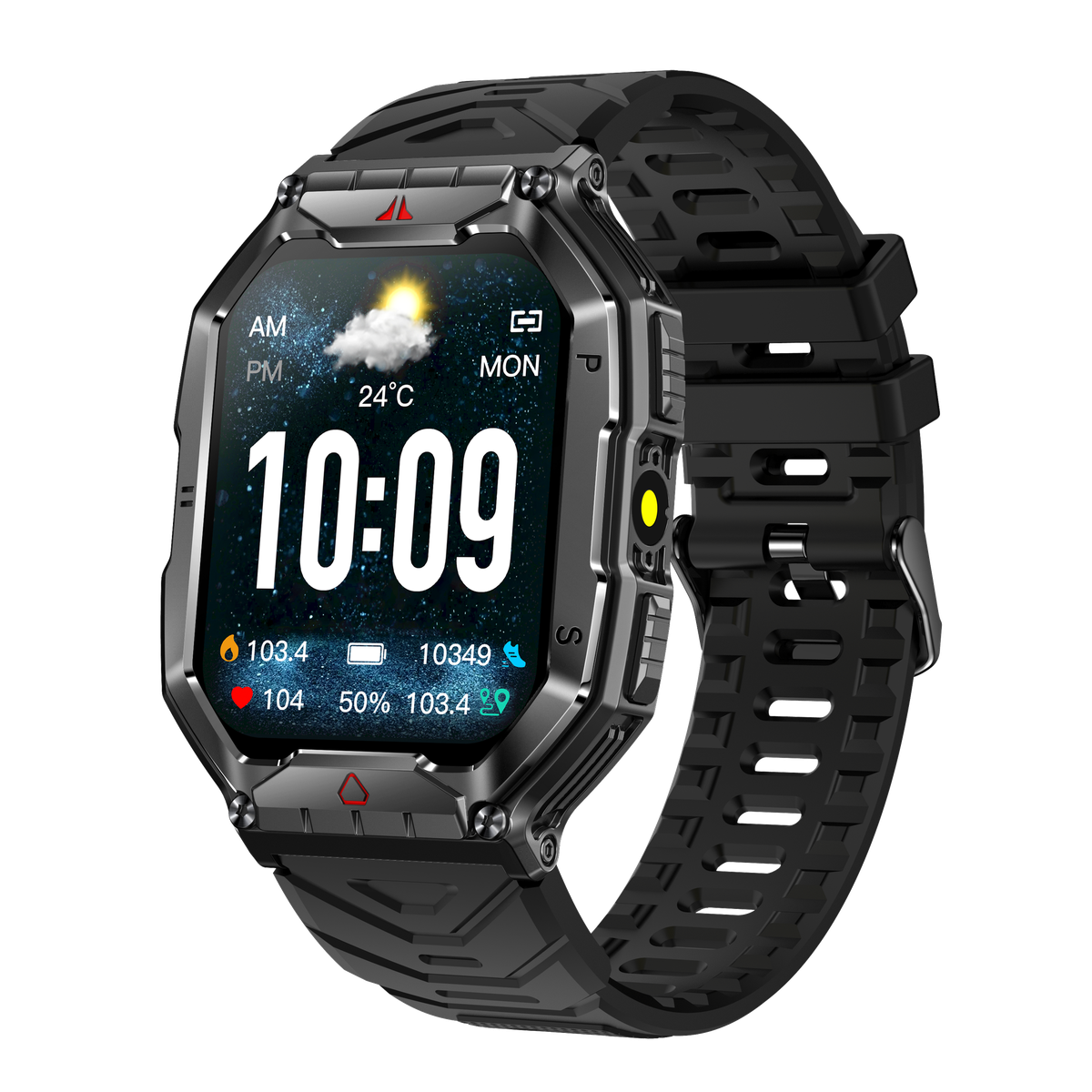 BezosMax Smart Watch Android/iPhone Fitness AI Sport Tracker