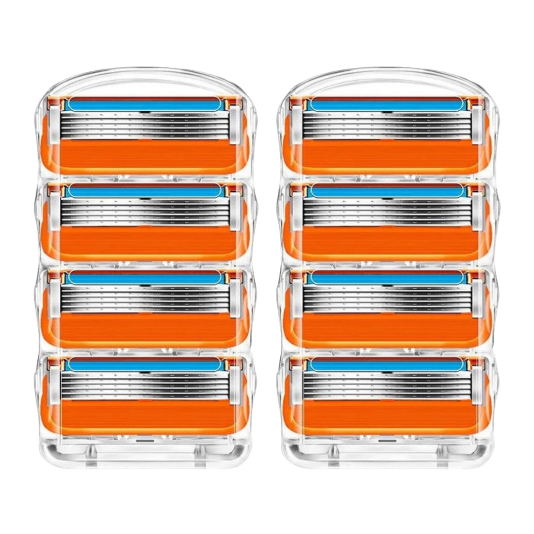 Based Gillette Fusion5 Compatible Replacement Razor Blades - 8 Pack ...