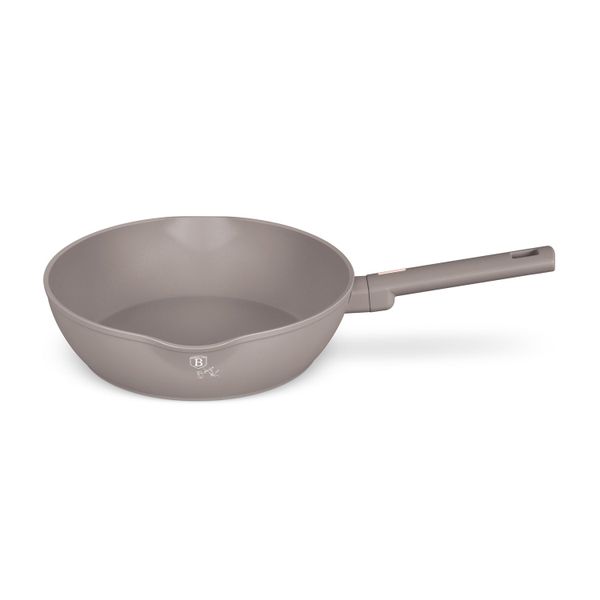 Berlinger Haus 28cm Titan Pro Non-Stick Coating Deep Frypan - Taupe