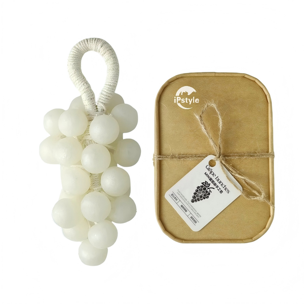 Handmade Soap Bar Pearl Grape Bunches Bathing Washing Cleaning Gift Box