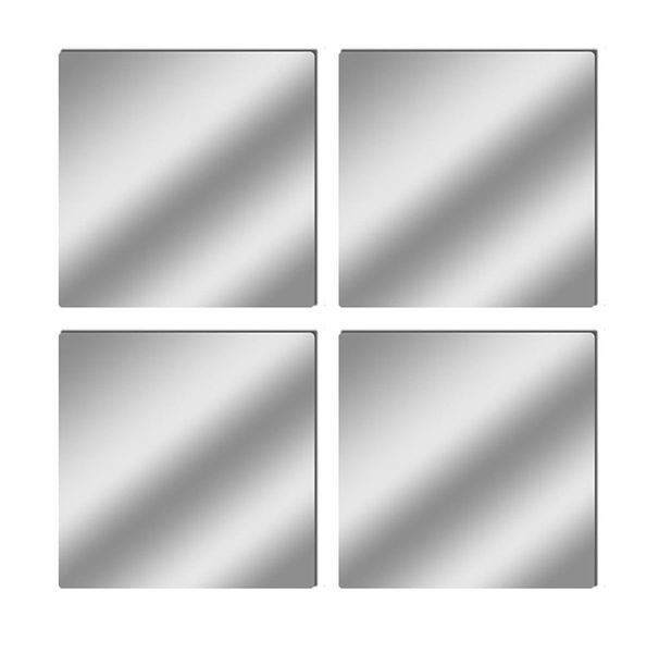 Plastic Mirror Tiles - 4 x 20cm x 20cm