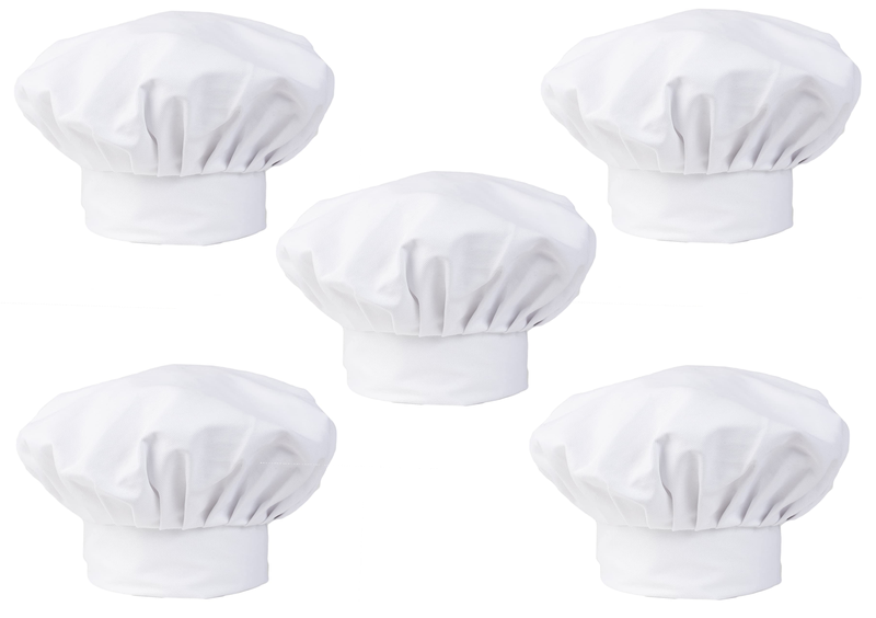 Chef Hats Pack of 5