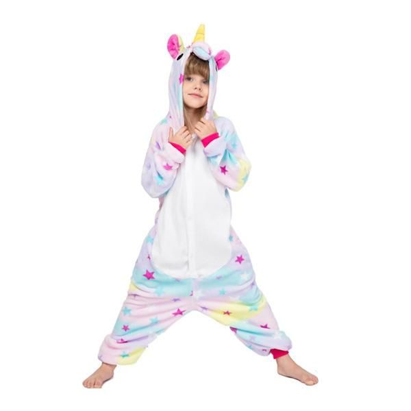 iconix Kids Purple Starry Unicorn Onesie