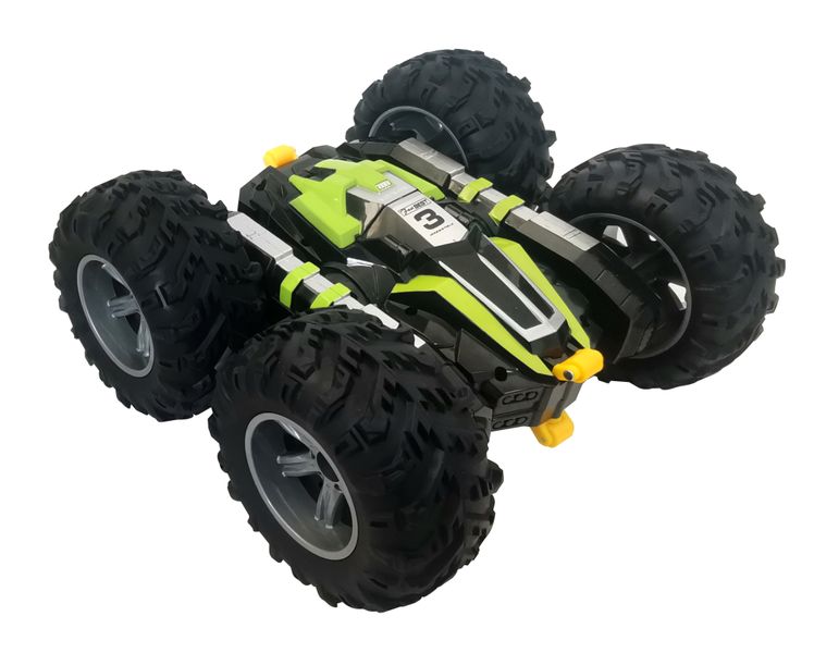 R/C 2.4GHz 4WD Thunder X Stunt Car (26cm long) w/Battery &amp; USB Charger