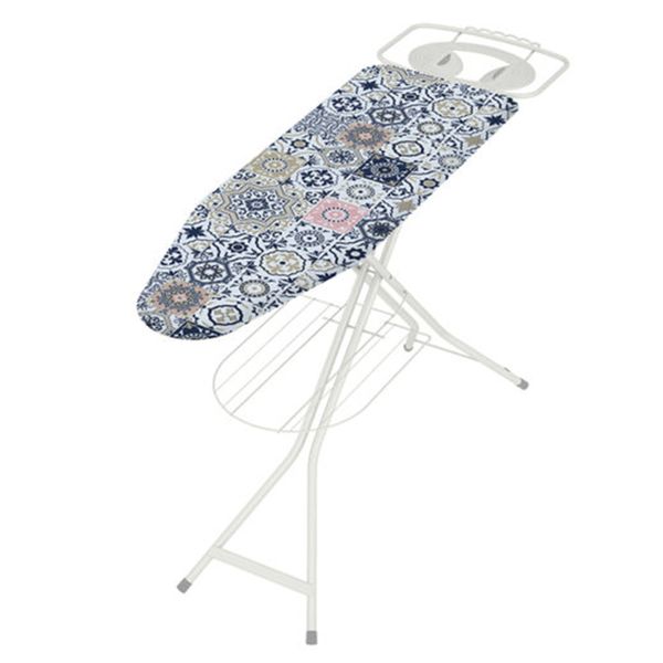 Colombo 120cmx40cm 6-Position Iron Board with Cotton Cover &amp; Steam Station Holder - Stella