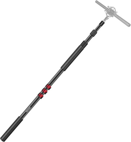 NEEWER Stretchable Handheld Microphone Boom Pole