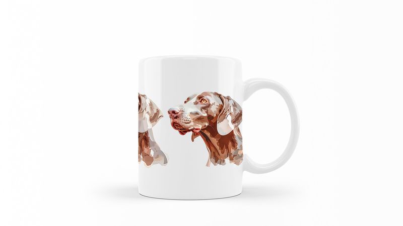 Weimaraner Printed Coffee Mug