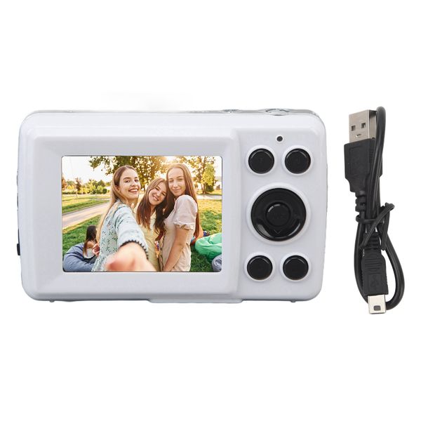 16MP 1080P Camera - 2.4", 16X Zoom White